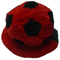 Chapéu Bola Vermelho e Preto