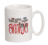 CANECA INF. REDONDA - Super Amiga - 120ml - Caixa com 60 pçs.