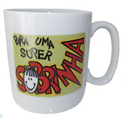 CANECA REDONDA - Sobrinha - 300ml - Caixa com 60 pçs.