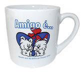 CANECA REDONDA - Amigo - 240 - Caixa com 60 pçs.