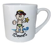 CANECA REDONDA - Beach - 240ml - Caixa com 60 pçs.